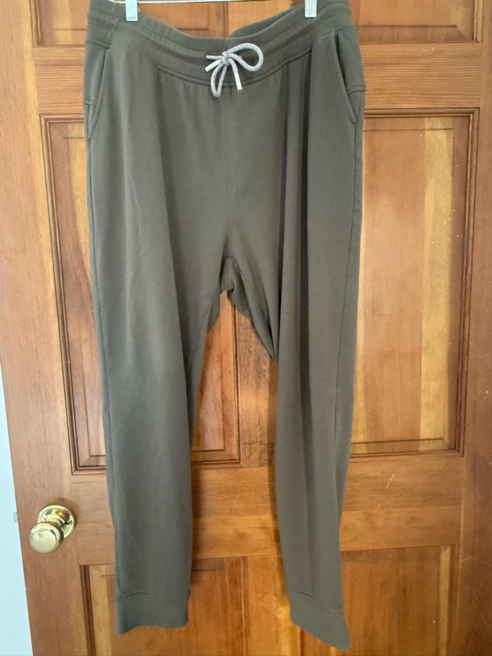 Olive Drawstring Jogger Pants